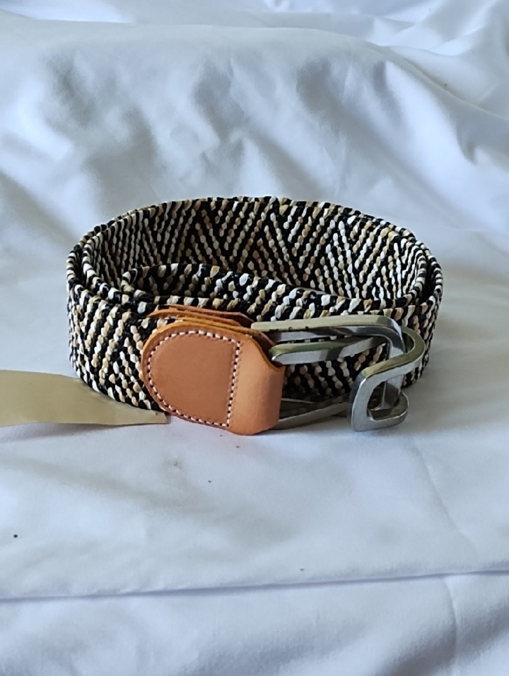Coldwater Creek Raffia Stretch Belt